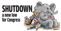 Shutdown is a new low for Congress