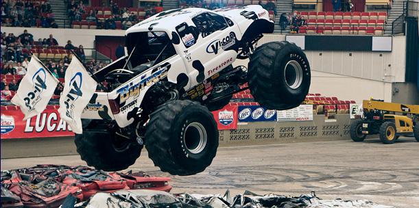 A Monster Truck show was held at the Dane County Coliseum at the Alliant Energy Center.
