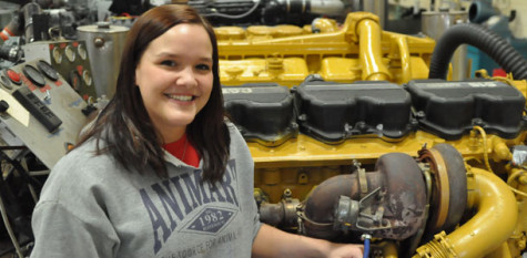 Fixing Big Rigs: Only female in diesel program is groundbreaker in profession