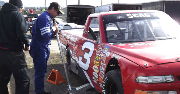 Madison College alum Dann Barber finished third in the Midwest Truck Tour’s season standings by taking second in the final race of the season held at the Lacrosse Fairground Speedway on Oct. 1.