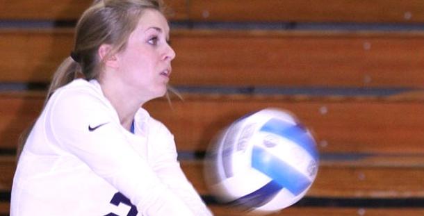Vanessa Clarson was one of two Madison College volleyball players selected to the all-conference team. She was joined on the team by Terissa Bierd.