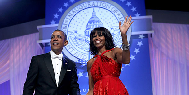 President Obama and first lady Michelle Obama