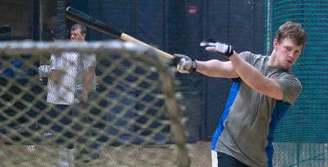 ATHLETICS’ PITCHMEN: Team’s fundraising efforts help offset costs of trips, scholarships