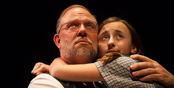 Mark Huismann plays Atticus Finch in Madison College Performing Arts production of To Kill a Mockingbird.