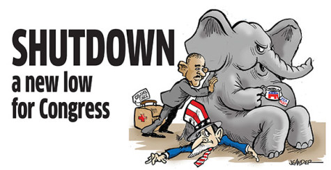 Battle over health care hurting people, not Obama