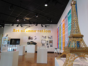 The “Art of Innovation” will be on display in the Truax Campus Gallery throughout the month of January. It showcases student work from the School of Applied Science, Engineering and Technology.