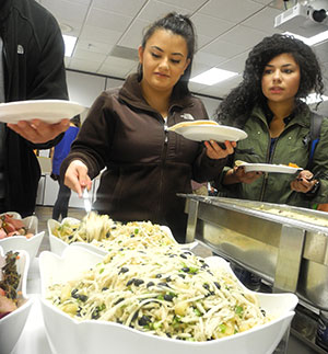 Students enjoy the Hispanic Heritage Luncheon held at the Madison College Truax Campus on Thursday, Oct. 9.