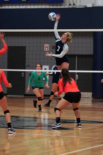 women's volleyball match