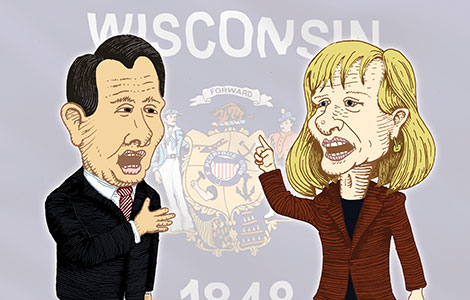 Gov. Scott Walker and Mary Burke are in a dead-heat in their race for governor.