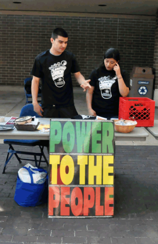 two students at a table