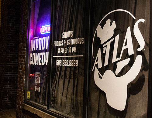 Atlas Improv Sign