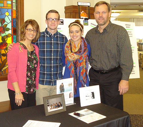 The family of Emily Lyons who donated seven organs to people throughout the midwest after a snowmobile accident in 2014.