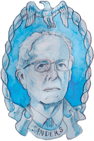 Bernie Sanders Illustration