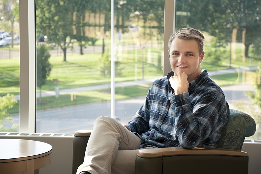 Alex Hipler is the Madison College student senate president.