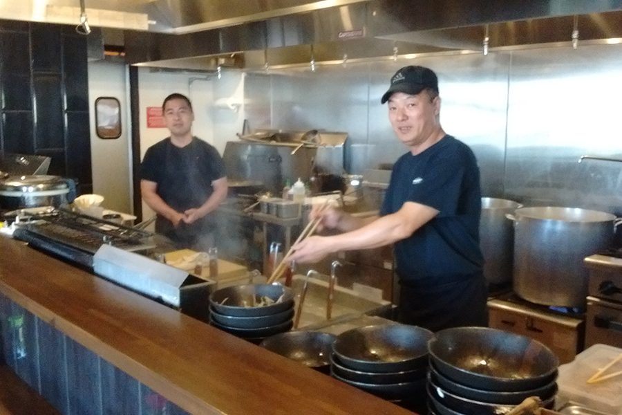 Ramen station is located in a former Cousins shop on South Park Street near downtown Madison and offers traditional Japanese ramen.