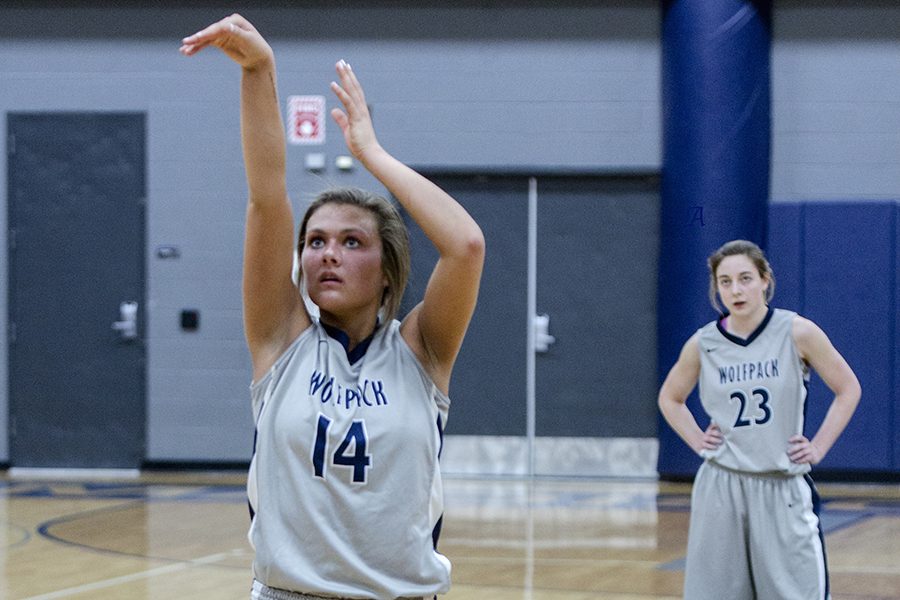 Rachel Slaney averages 25.2 points a game for the Madison College women’s basketball team. Last season, she earned honorable mention all-American honors.