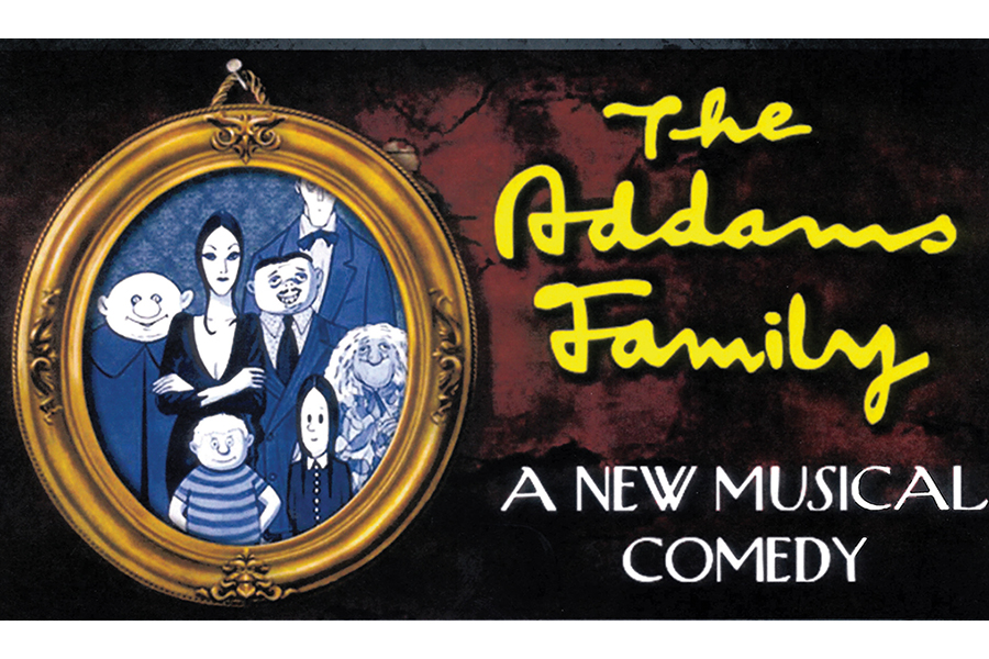 Detail from Audition Poster for Madison Colleges The Addams Family
