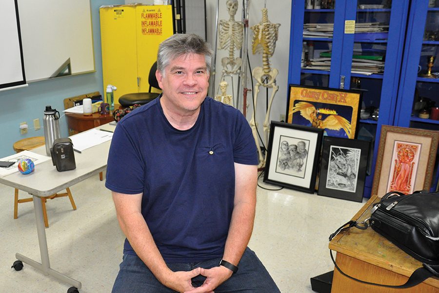 Madison College instructor Jeff Butler has been working with the comic book industry since the 1980s.
