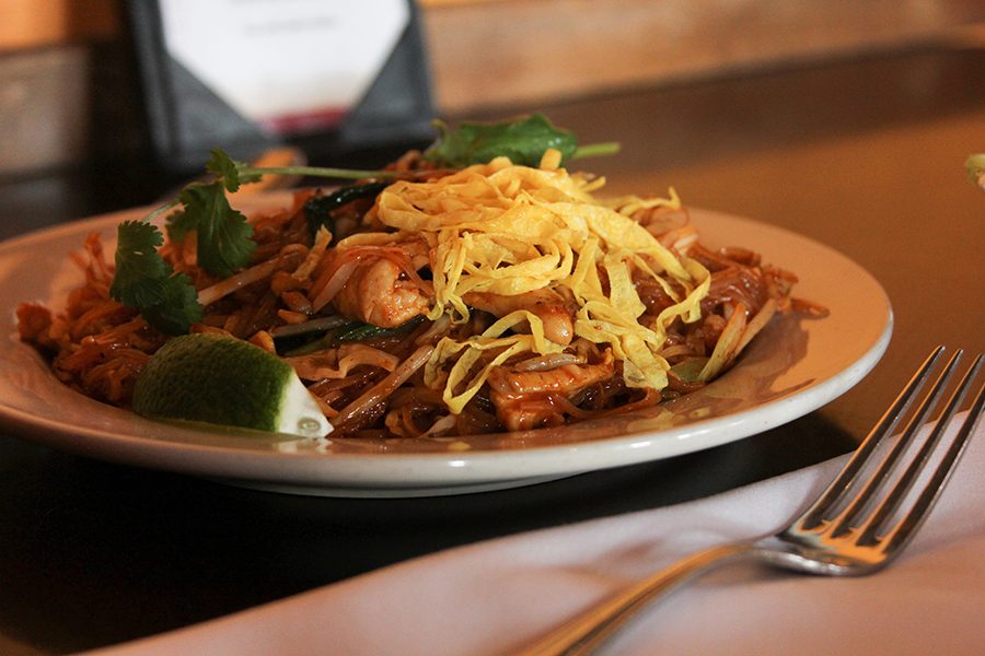 Sa Bai Thongs Pad Thai is one of the favorites from the menu.