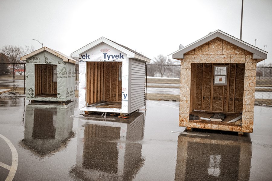 Madison College students are building tiny homes as part of their course curriculum in the Construction and Remodeling Program.