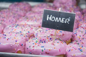 The humble Hurts donut simply titled "Homer" brings an edible homage to The Simpsons.