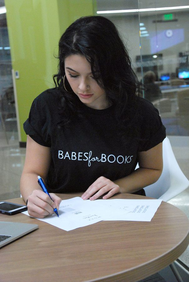 Madison College student Ardita “Dita” Hashani is the founder of “Babes for Books,” a fashion company.