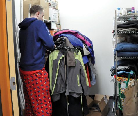 Shop the Closet event helps students with warm clothes, items they need
