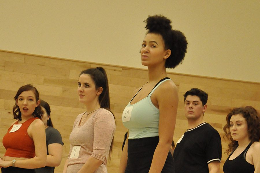 Students compete in dance for a chance to win a scholarship to study at Brooklyn School For Music & Theater as part of the Region III Theater Festival.