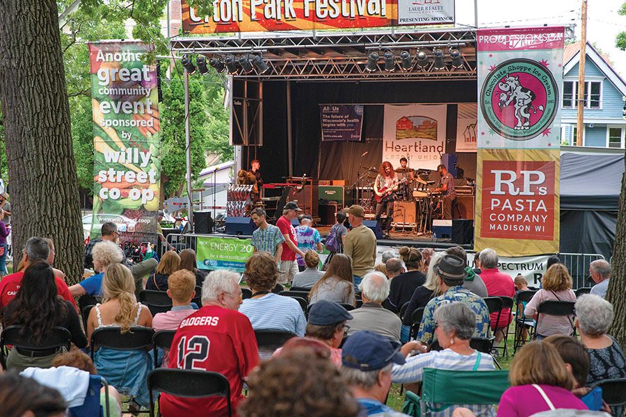 Performers take the stage at the annual Ortin Park Festival on Aug. 22.