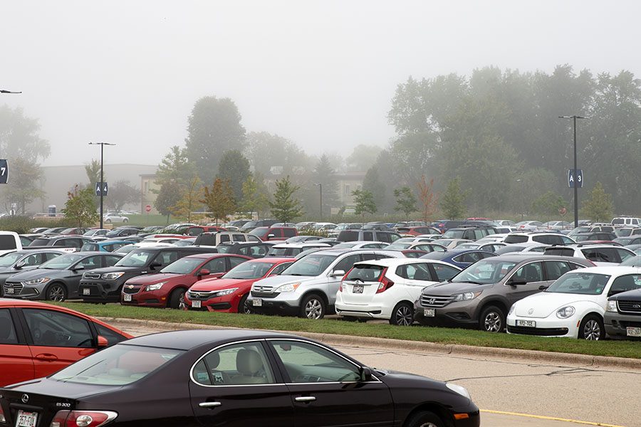 The filled parking lots that have greeted Madison College students at the start of the semester have led to some familiar strategies for those seeking a spot.