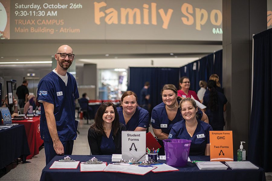 Nursing students have been helping provide free flu shots on campus to students, staff and faculty throughout the month of October. Getting your flu shot is a great way to protect your health and that of others.