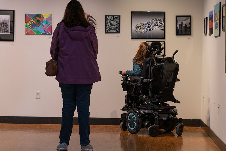 Art show features work of 43 students