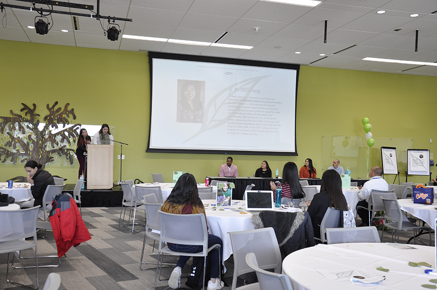 The first generation student celebration event had a diverse panel where members discussed their experiences as first generation college students.