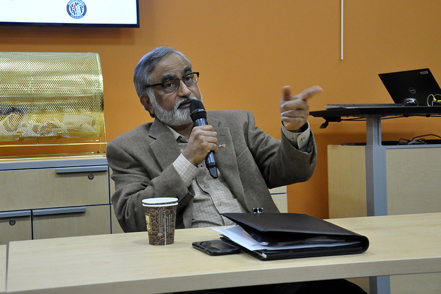 Masood Akhtar was one of the panelists at the Changing the Narrative conference who spoke about the “We are Many United Against Hate” movement. The conference was held on Nov. 22 at the Intercultural Exchange at the Truax Campus.