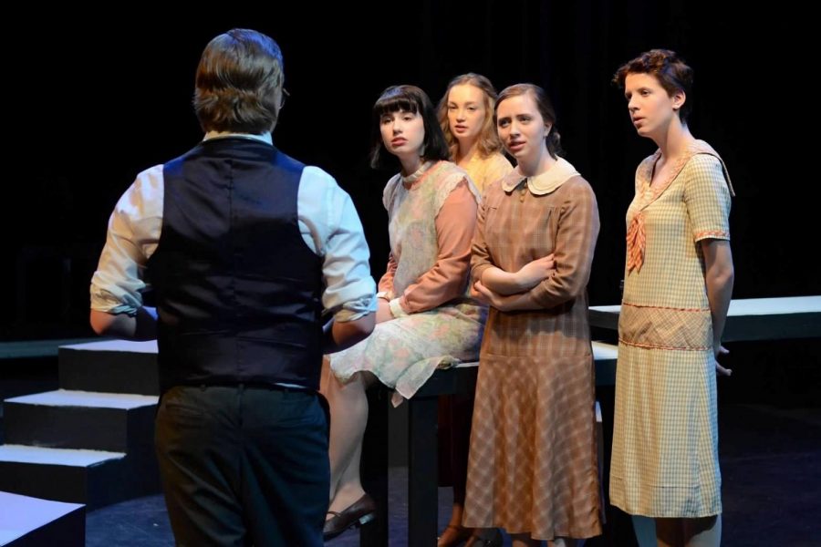 Characters Catherine, Frances, Charlotte, and Pearl react to the news of their fatal radium poisoning diagnosis.