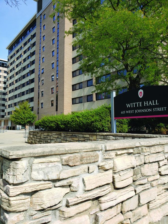 Witte Hall is one of two UW-Madison student dorms that were put under quarantine for two weeks.