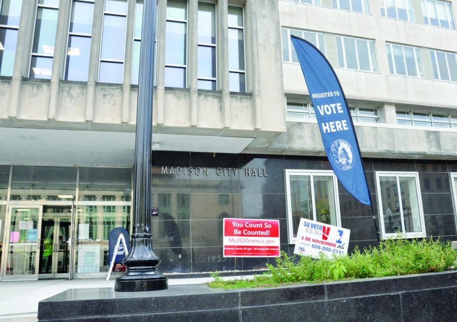 Madison voters can do in-person registration and cast their absentee ballots at the Madison City Hall building.