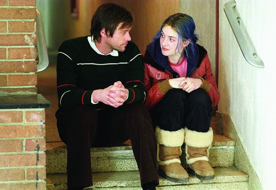 Jim Carrey and Kate Winslet star in “Eternal Sunshine of the Spotless Mind.”