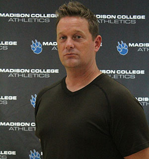 Madison College mens soccer coach Tim Bruner.
