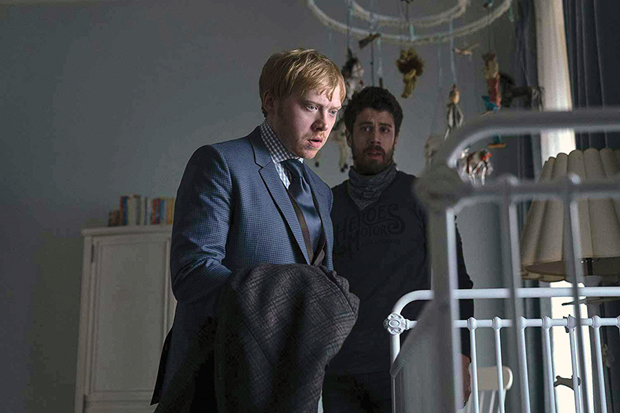 Rupert Grint (left) and Toby Kebbell in 