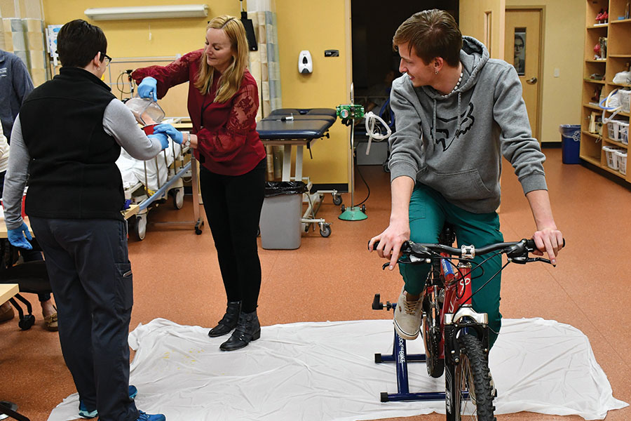 The blender bike returned to campus on April 5.