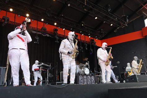 Here Come the Mummies dressed the part at Summerfest.