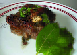 A Fricando of Beef from a 1792 cookbook was incredibly good.