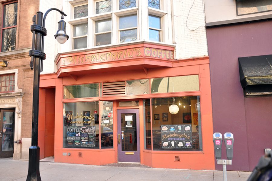 Michelangelo’s Coffe House is located on 114 State St. in Madison.