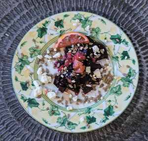 My Roast Beets and Grapefruit recipe is actually a mashup of two other recipes, but turned out very well. (Michelle Meyer / Clarion)