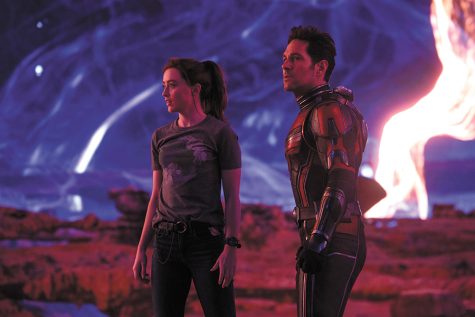 Kathryn Newton, left, as Cassandra Cassie Lang and Paul Rudd as Scott Lang in Marvel Studios Ant-Man and the Wasp: Quantumania. (Jay Maidment / Walt Disney Studios / TNS)