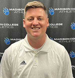 Madison College mens soccer coach Logan Fye.