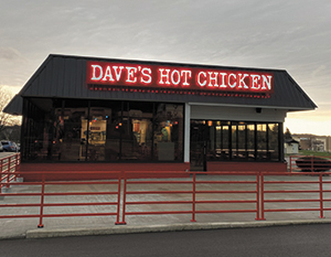 The fast-growing chain, Dave’s Hot Chicken, has expanded into Madison, with a new store on the east side of the city. If you like chicken, give it a try.