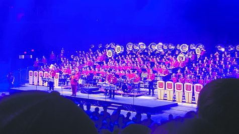 The UW Varsity Band performed in the Kohl Center and captivated another audience of fans April 21-22.