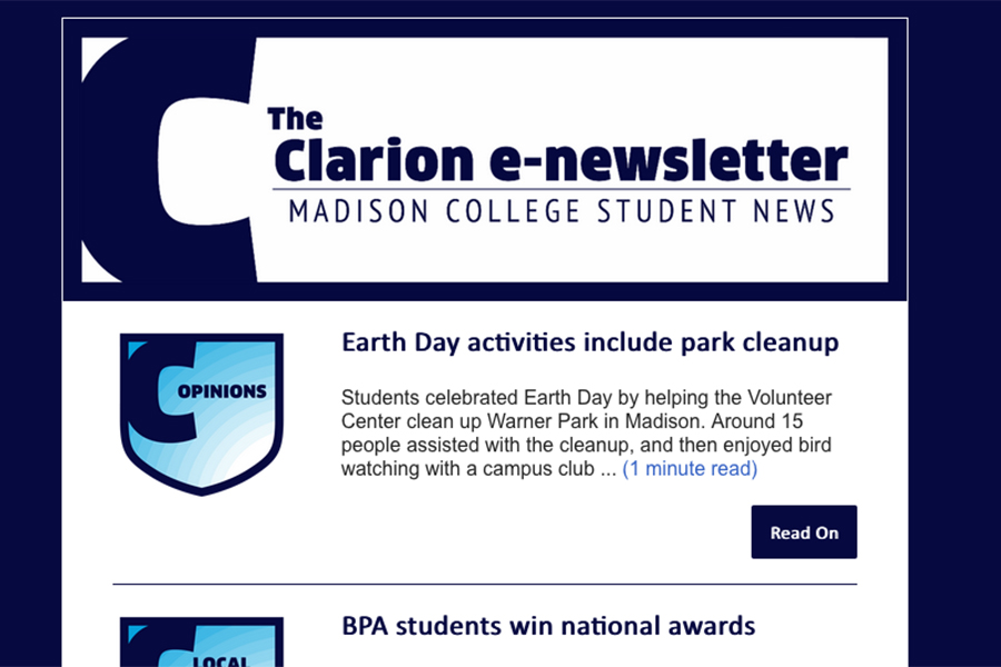 The+Clarion+is+starting+an+electronic+newsletter+this+semester.